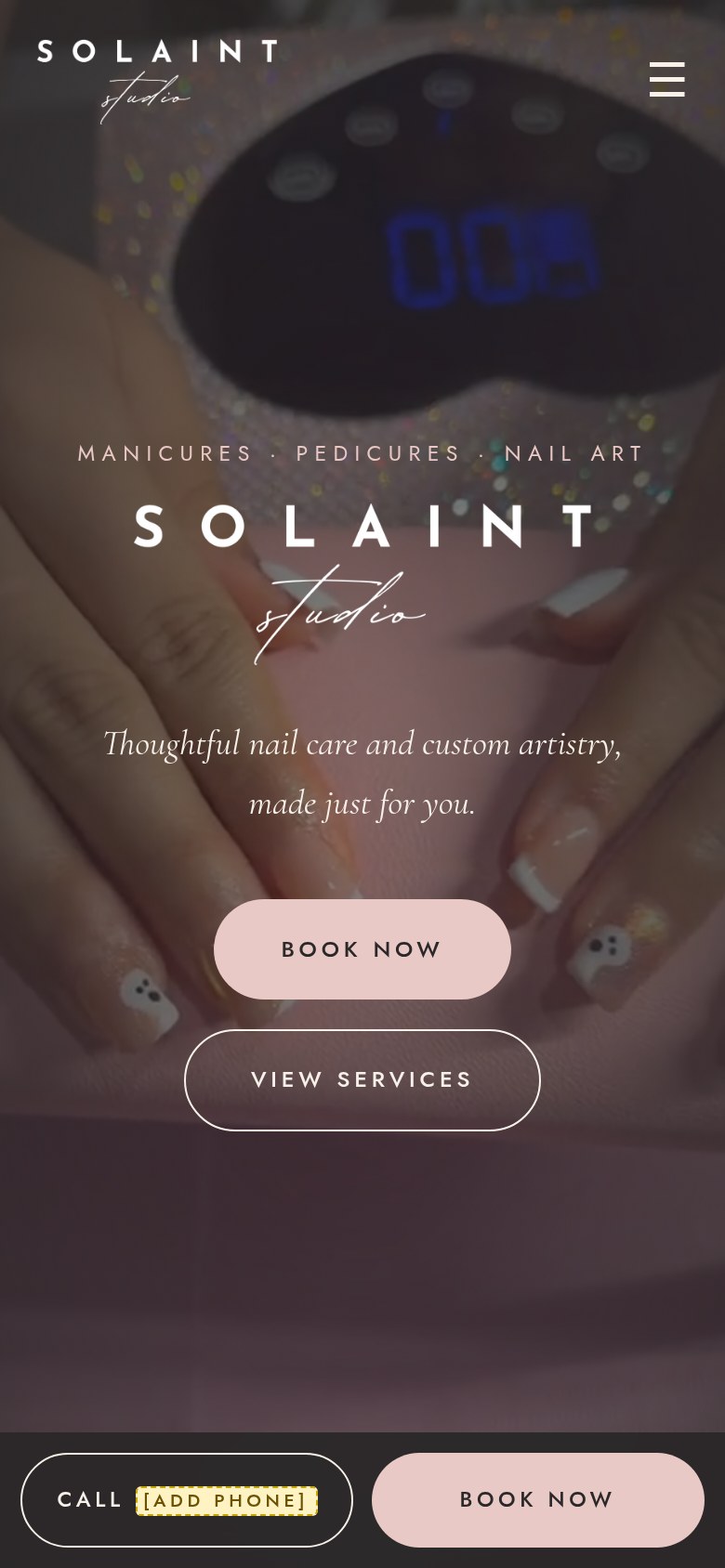 Solaint Studio on mobile