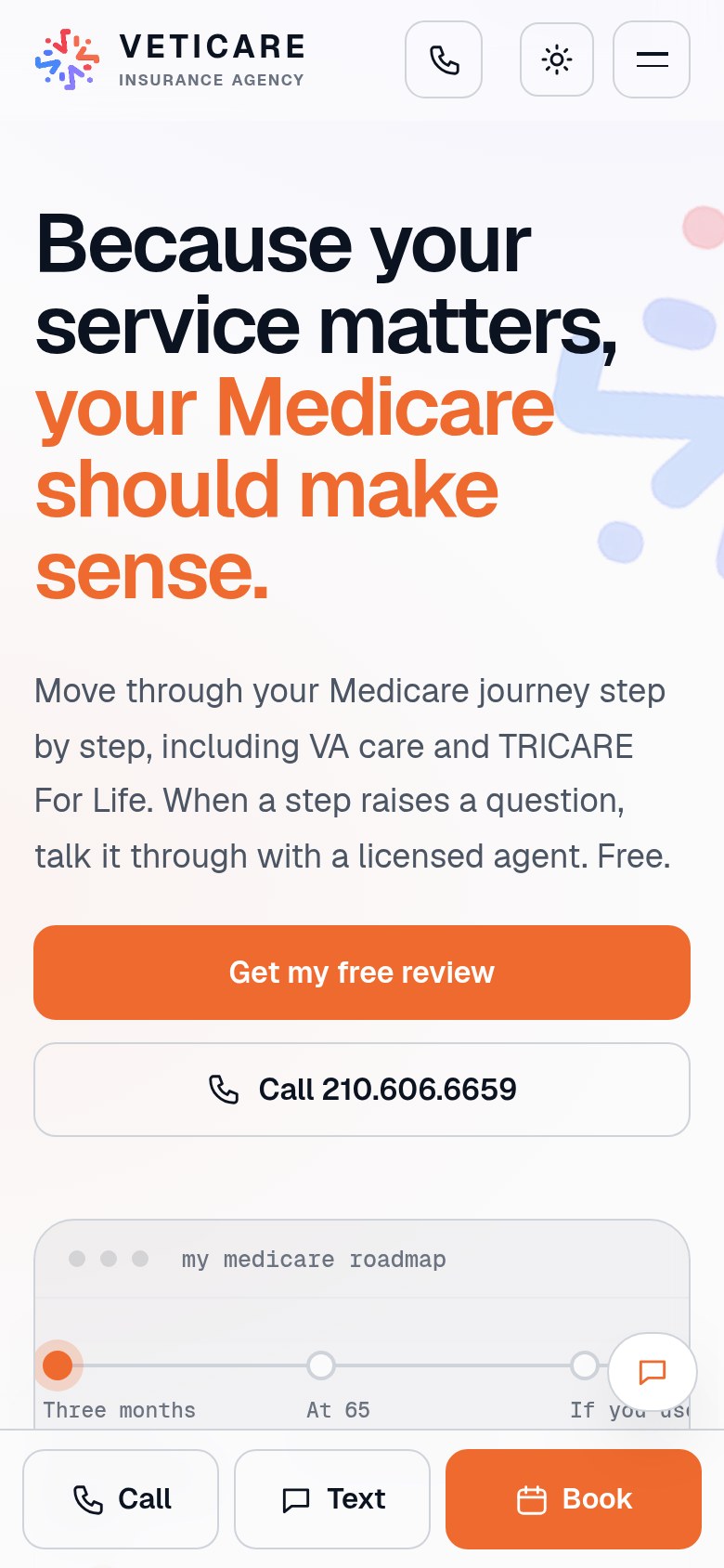 Veticare Insurance on mobile